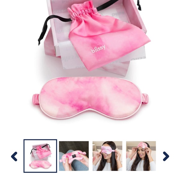 Blissy 22 Momme Silk Sleep Mask - Picture 4 of 6